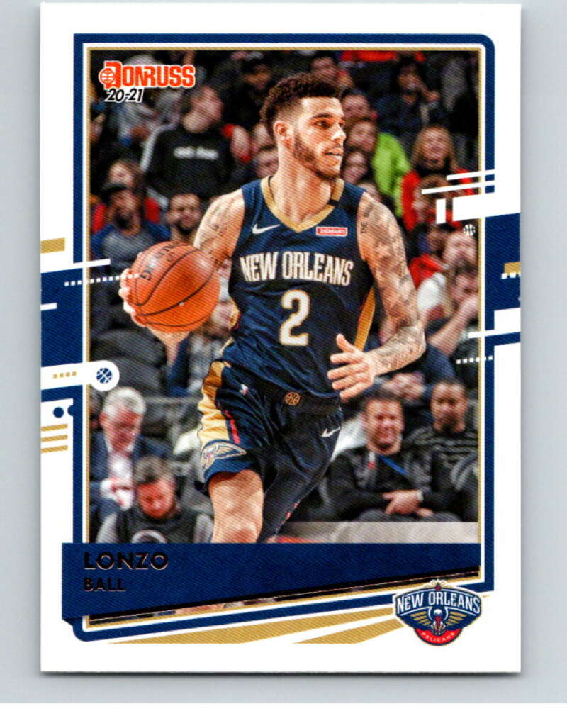 2020-21 Donruss #44 Lonzo Ball New Orleans Pelicans V87785 Image 1