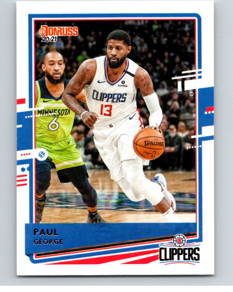 2020-21 Donruss #55 Paul George Los Angeles Clippers V87787 Image 1