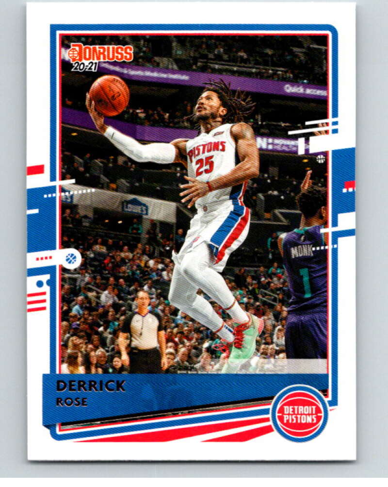 2020-21 Donruss #60 Derrick Rose Detroit Pistons V87792 Image 1