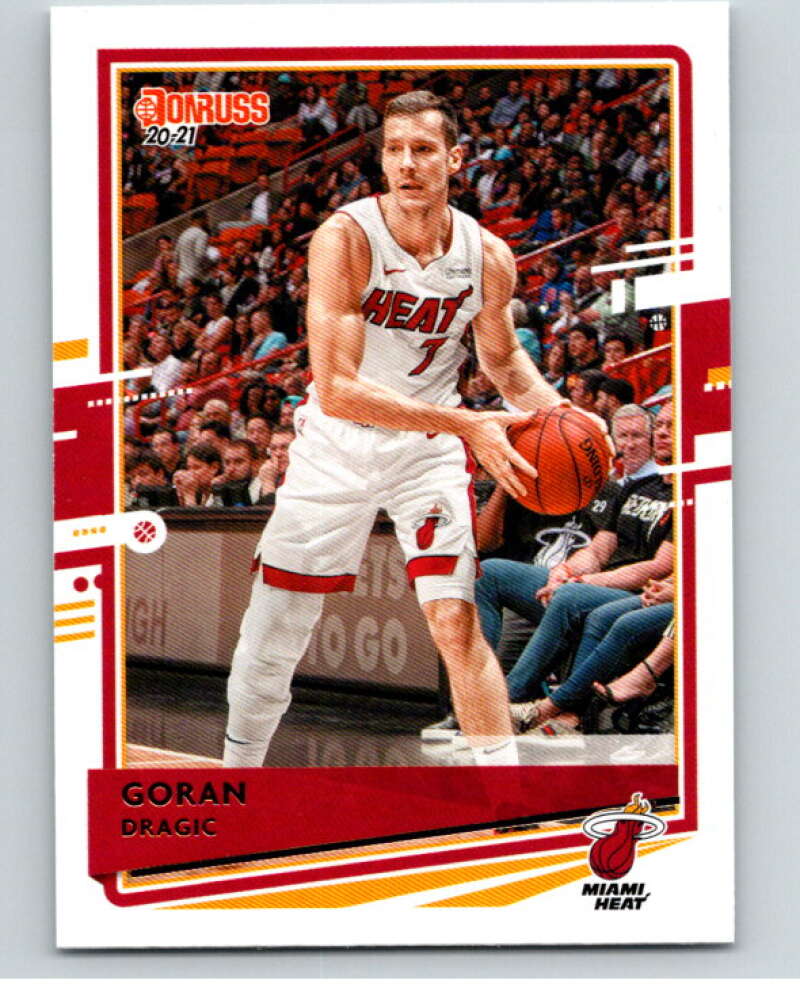 2020-21 Donruss #81 Goran Dragic Miami Heat V87798 Image 1