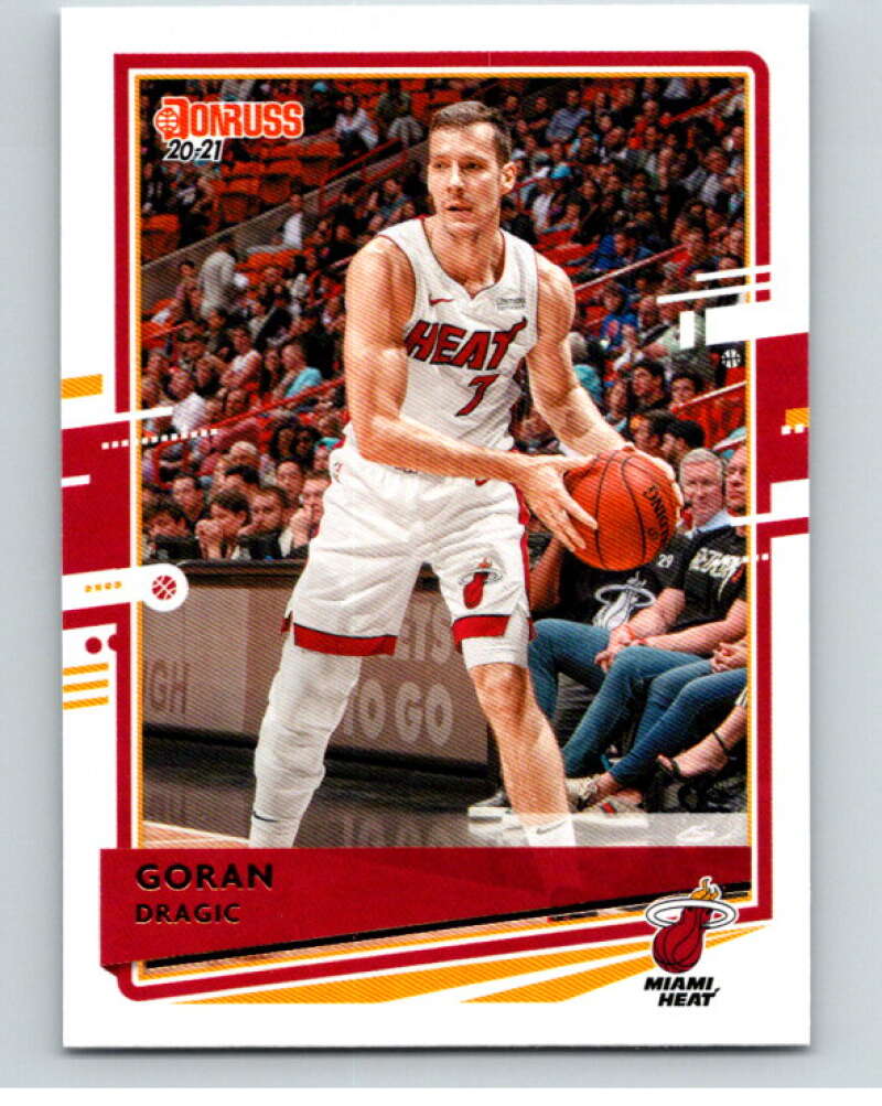 2020-21 Donruss #81 Goran Dragic Miami Heat V87799 Image 1