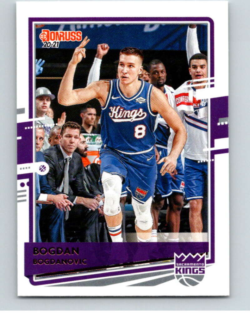 2020-21 Donruss #123 Bogdan Bogdanovic Sacramento Kings V87815 Image 1