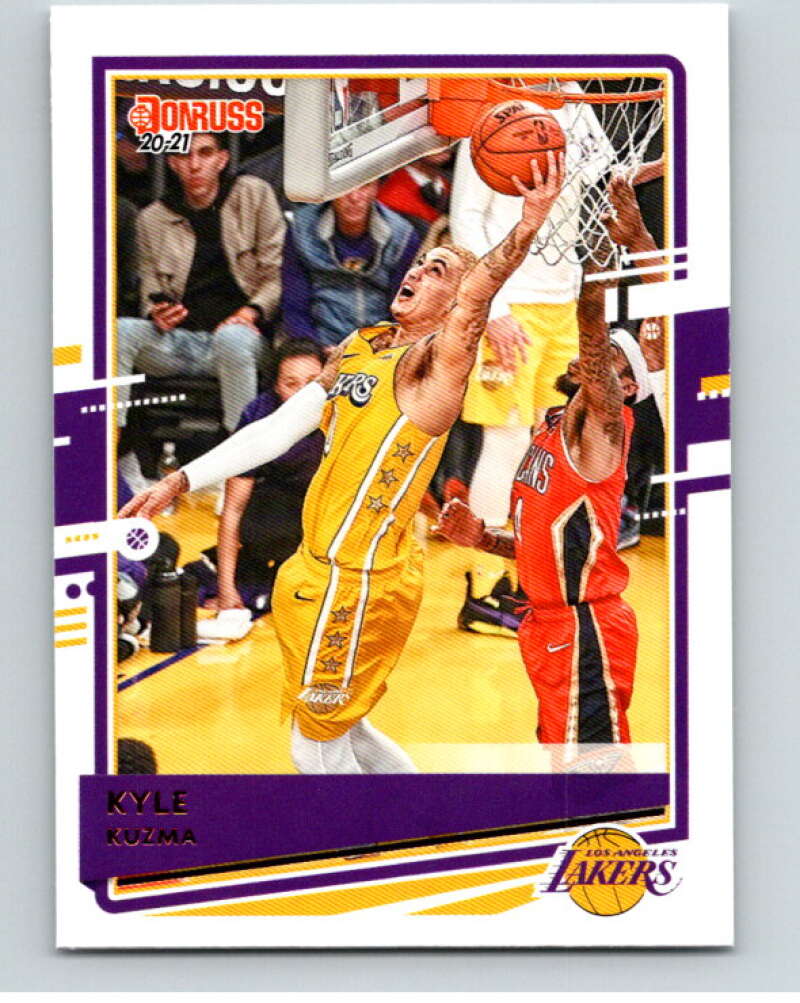 2020-21 Donruss #132 Kyle Kuzma Los Angeles Lakers V87816 Image 1