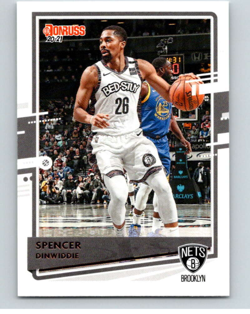 2020-21 Donruss #138 Spencer Dinwiddie Brooklyn Nets V87821 Image 1