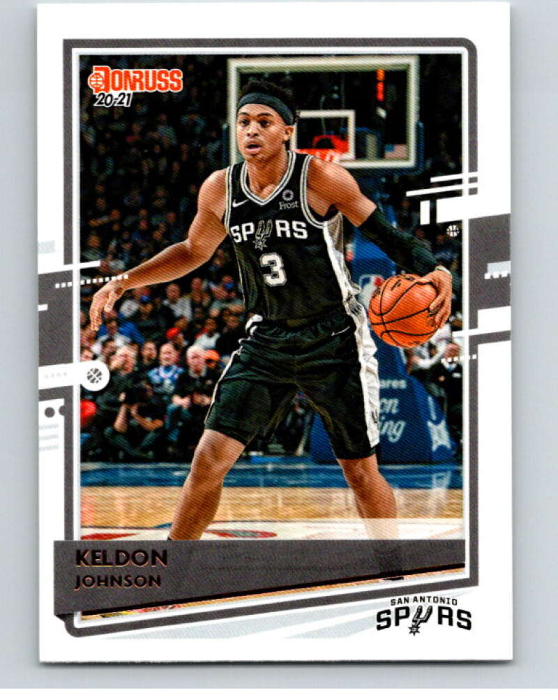 2020-21 Donruss #152 Keldon Johnson San Antonio Spurs V87825 Image 1