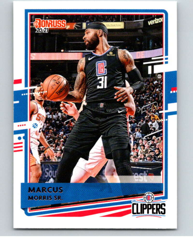 2020-21 Donruss #164 Marcus Morris Sr. Los Angeles Clippers V87827 Image 1