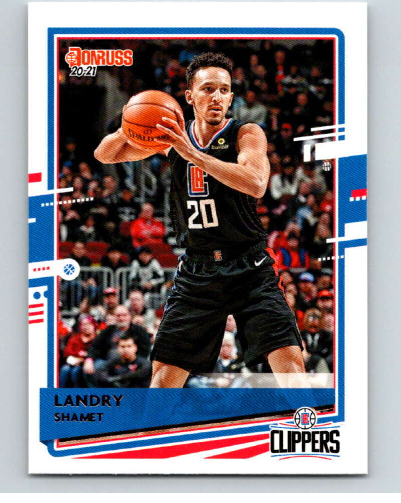 2020-21 Donruss #165 Landry Shamet Los Angeles Clippers V87828 Image 1