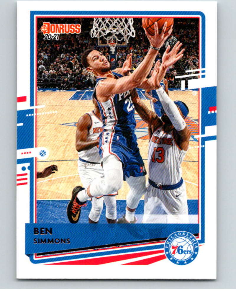 2020-21 Donruss #176 Ben Simmons Philadelphia 76ers V87830 Image 1