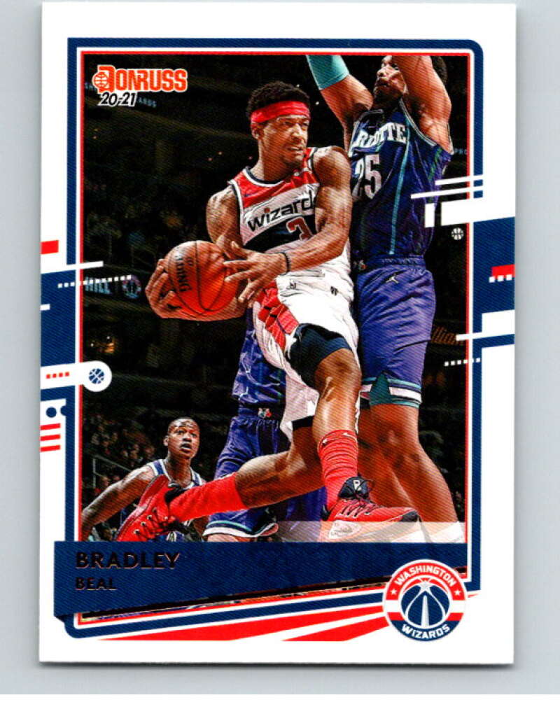 2020-21 Donruss #194 Bradley Beal Washington Wizards V87836 Image 1