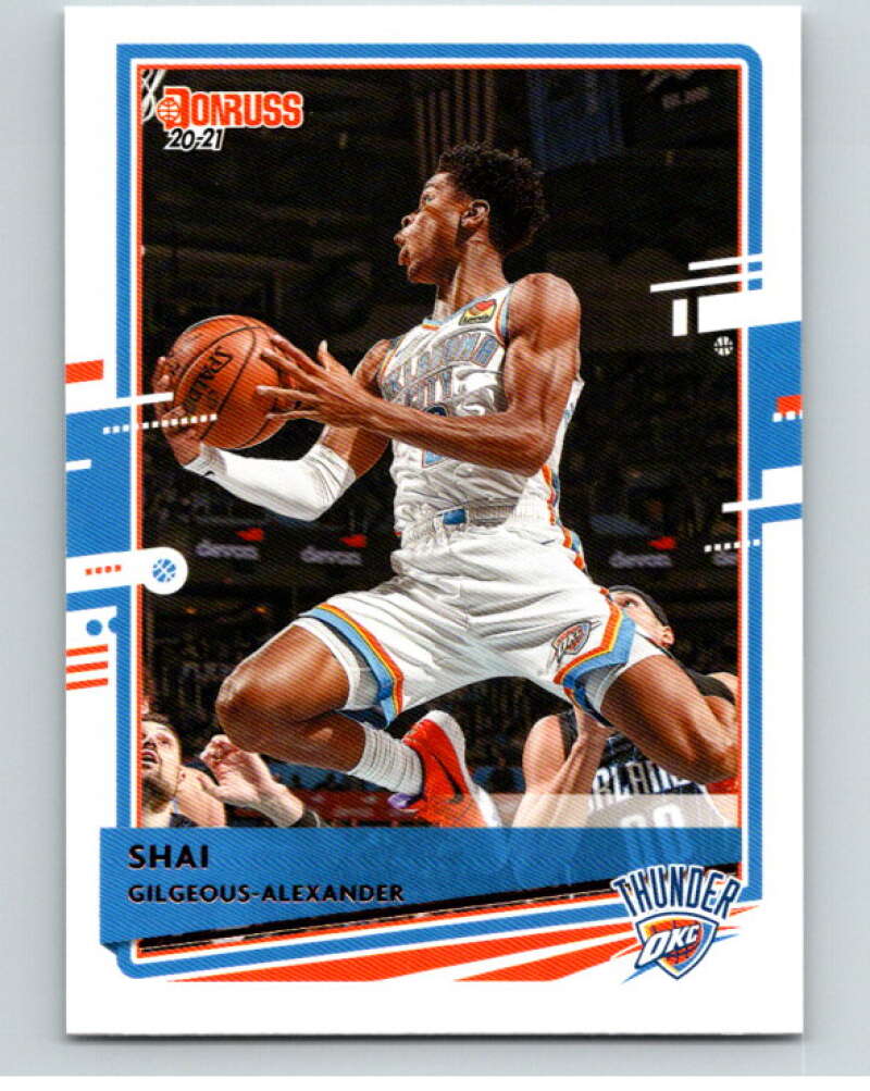 2020-21 Donruss #195 Shai Gilgeous-Alexander Thunder V87837 Image 1