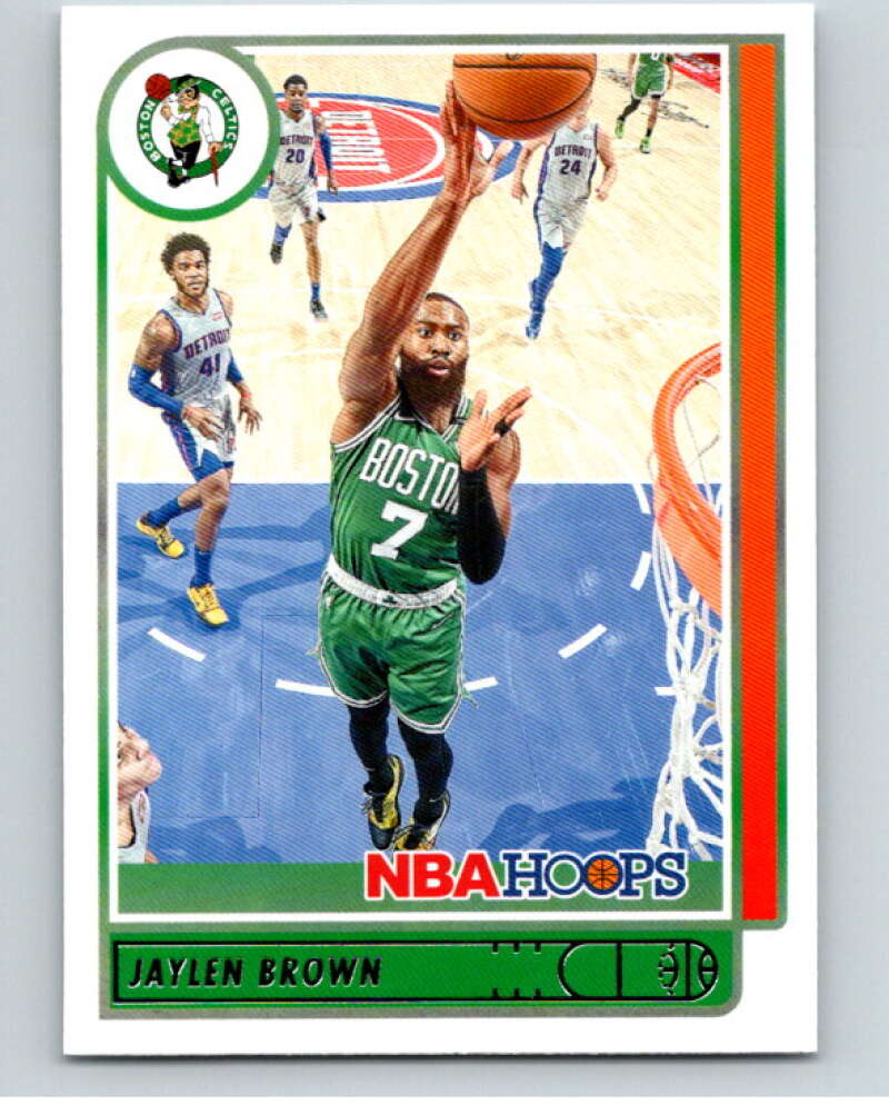 2021-22 Panini Hoops #9 Jaylen Brown Boston Celtics V87842 Image 1