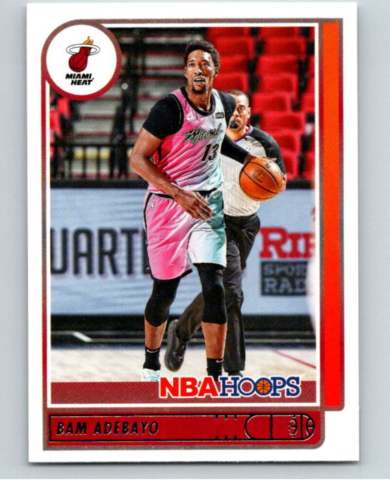2021-22 Panini Hoops #20 Bam Adebayo Miami Heat V87845 Image 1