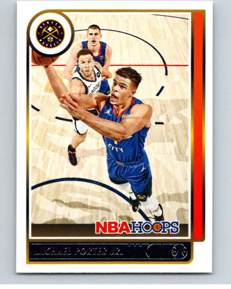 2021-22 Panini Hoops #21 Michael Porter Jr. Nuggets V87846 Image 1