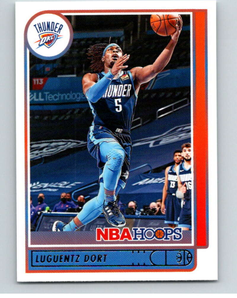 2021-22 Panini Hoops #33 Luguentz Dort Oklahoma City Thunder V87854 Image 1
