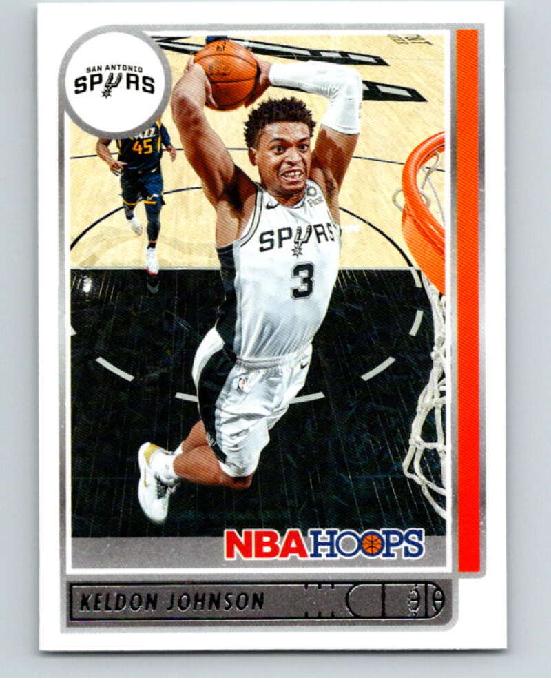 2021-22 Panini Hoops #34 Keldon Johnson San Antonio Spurs V87855 Image 1