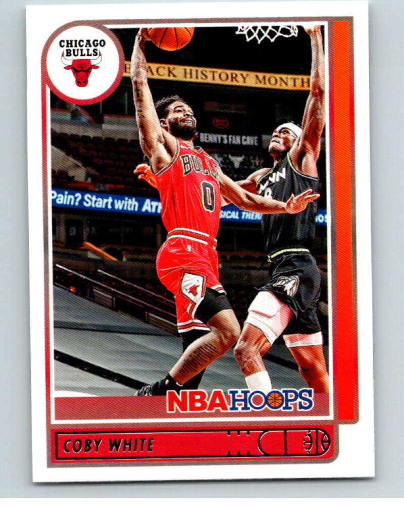 2021-22 Panini Hoops #35 Coby White Chicago Bulls V87856 Image 1