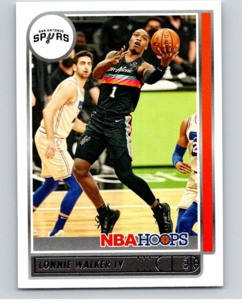 2021-22 Panini Hoops #54 Lonnie Walker IV San Antonio Spurs V87868 Image 1