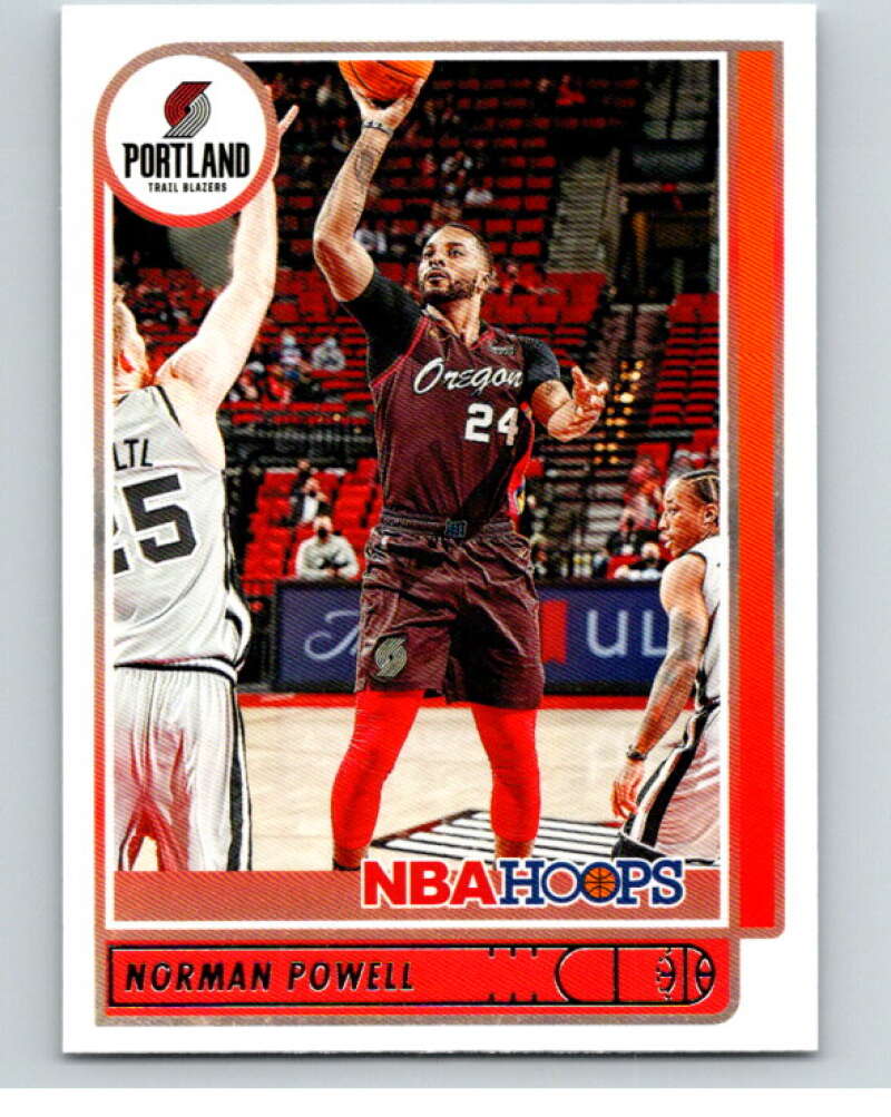 2021-22 Panini Hoops #71 Norman Powell Portland Trail Blazers V87874 Image 1