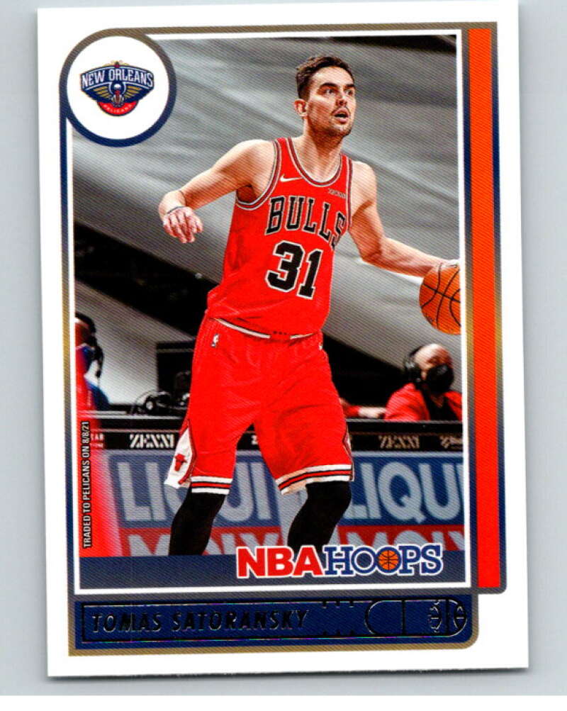 2021-22 Panini Hoops #75 Tomas Satoransky New Orleans Pelicans V87878 Image 1