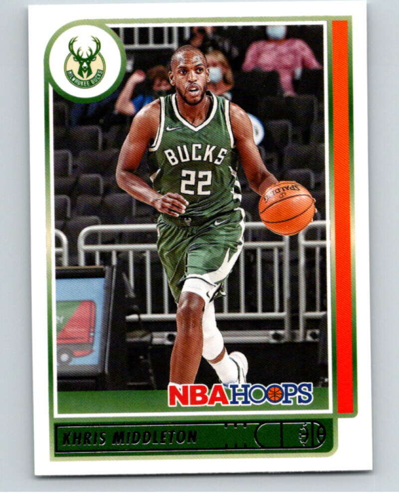 2021-22 Panini Hoops #83 Khris Middleton Milwaukee Bucks V87881 Image 1
