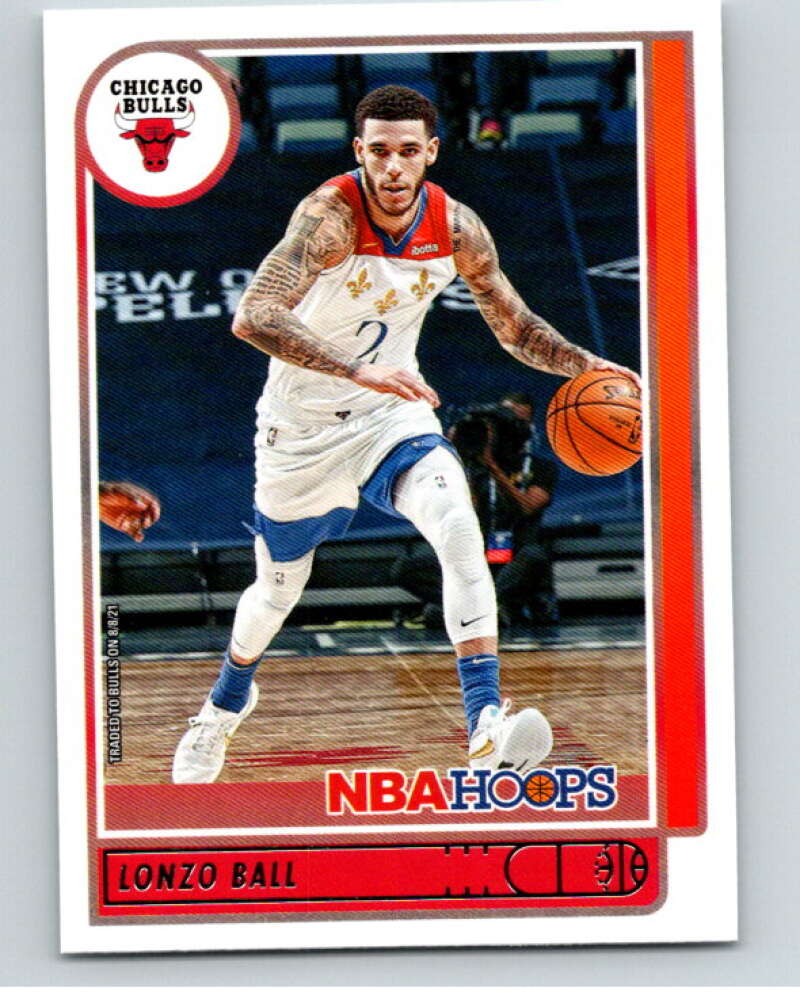 2021-22 Panini Hoops #94 Lonzo Ball Chicago Bulls V87885 Image 1