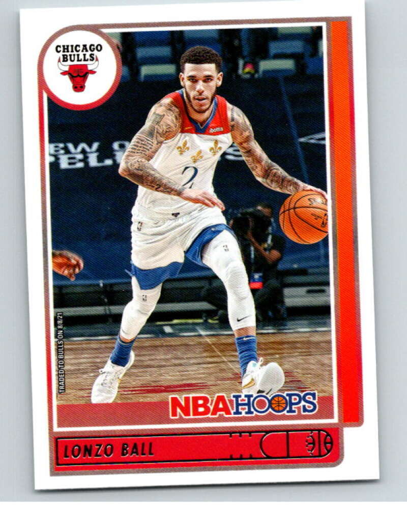 2021-22 Panini Hoops #94 Lonzo Ball Chicago Bulls V87886 Image 1