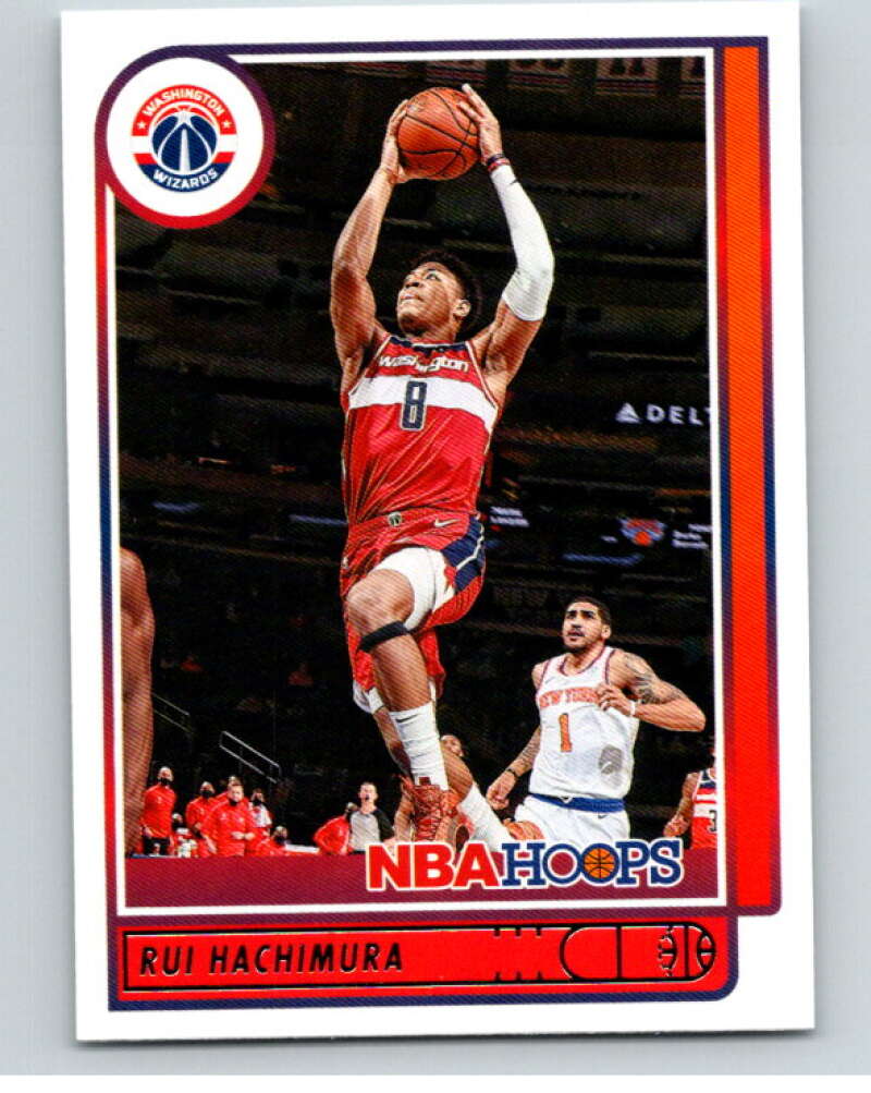 2021-22 Panini Hoops #110 Rui Hachimura Washington Wizards V87897 Image 1