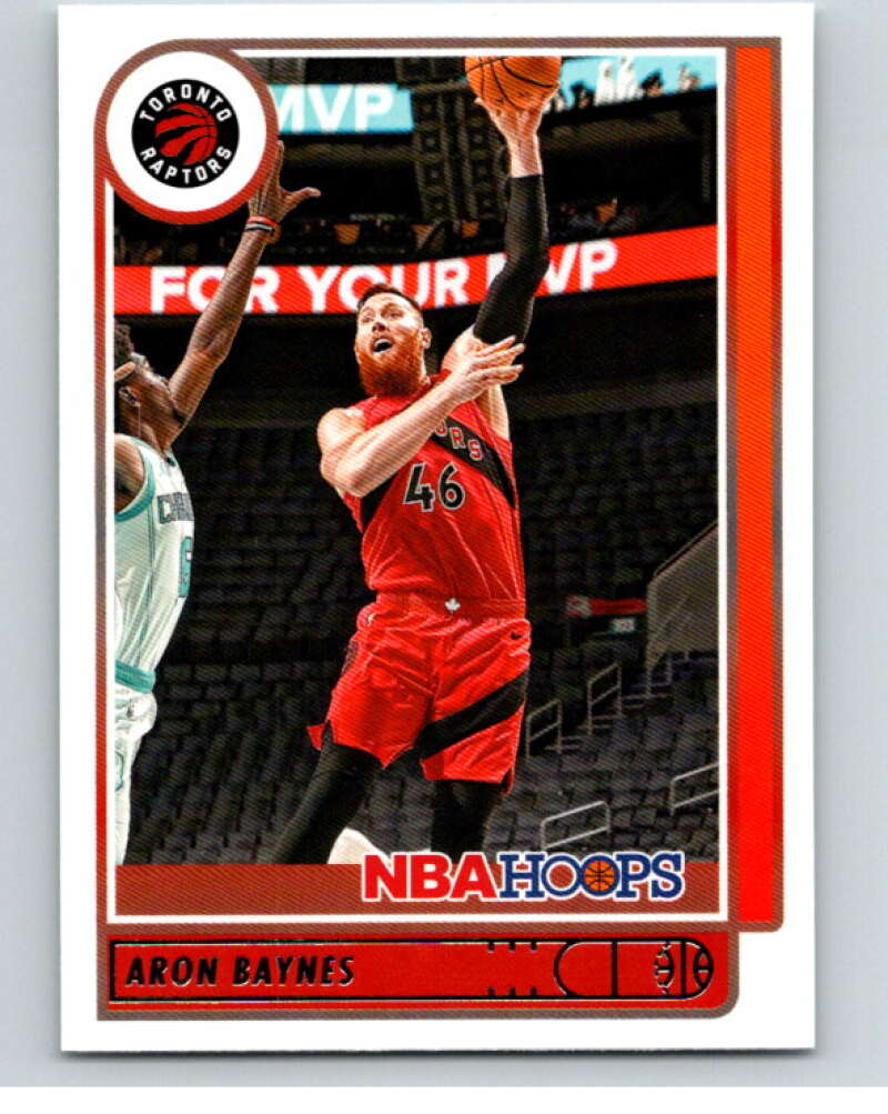 2021-22 Panini Hoops #119 Aron Baynes Toronto Raptors V87901 Image 1