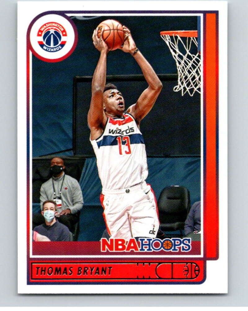 2021-22 Panini Hoops #120 Thomas Bryant Washington Wizards V87902 Image 1