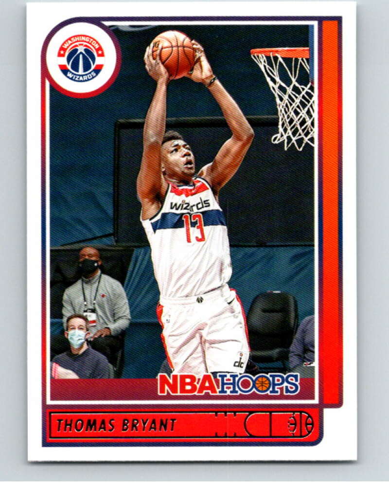 2021-22 Panini Hoops #120 Thomas Bryant Washington Wizards V87903 Image 1