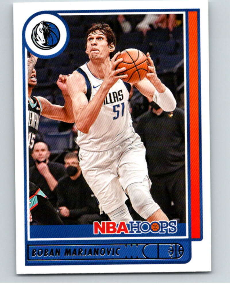 2021-22 Panini Hoops #122 Boban Marjanovic Dallas Mavericks V87904 Image 1
