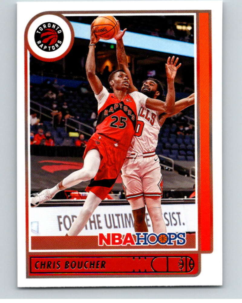 2021-22 Panini Hoops #129 Chris Boucher Toronto Raptors V87907 Image 1