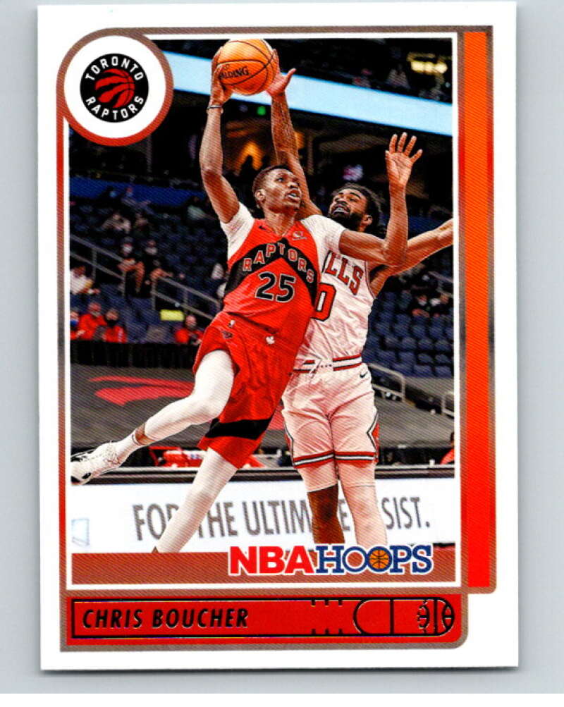 2021-22 Panini Hoops #129 Chris Boucher Toronto Raptors V87908 Image 1