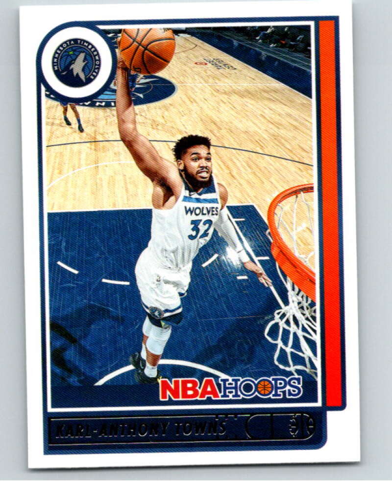 2021-22 Panini Hoops #141 Karl-Anthony Towns Timberwolves V87912 Image 1