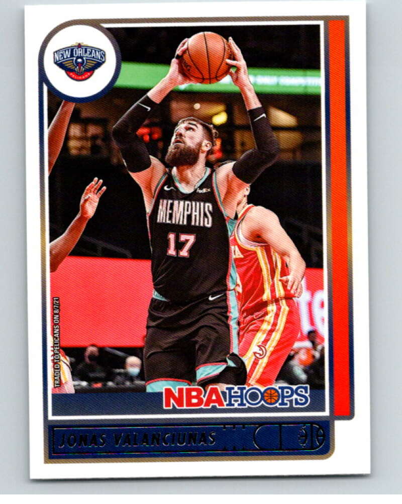 2021-22 Panini Hoops #152 Jonas Valanciunas New Orleans Pelicans V87917 Image 1