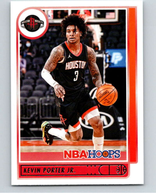 2021-22 Panini Hoops #154 Kevin Porter Jr.  Houston Rockets  V87919 Image 1