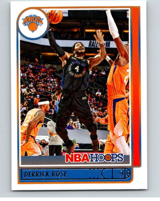 2021-22 Panini Hoops #167 Derrick Rose  New York Knicks  V87927 Image 1