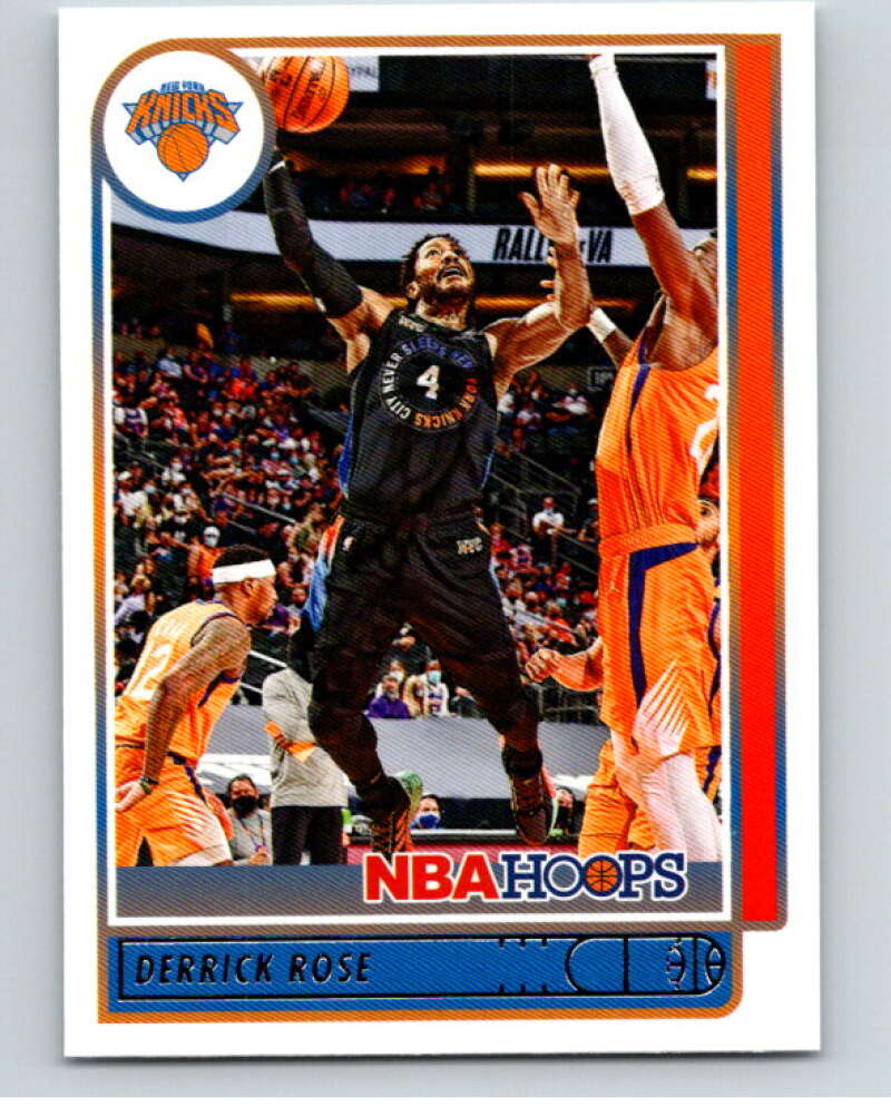 2021-22 Panini Hoops #167 Derrick Rose New York Knicks V87927 Image 1