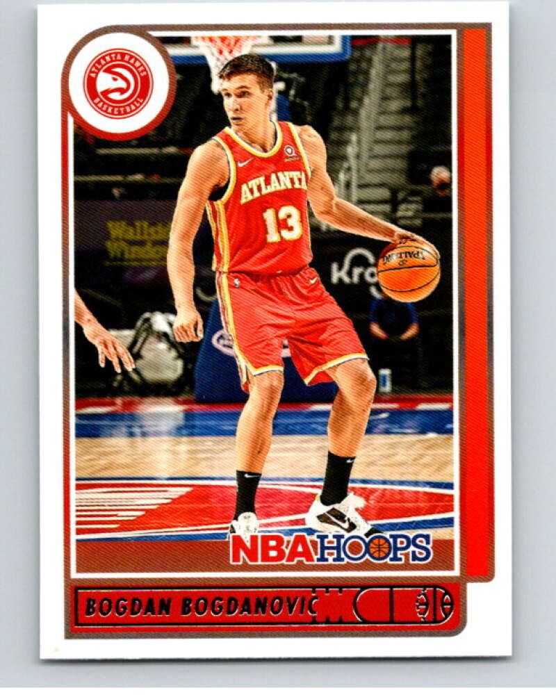2021-22 Panini Hoops #168 Bogdan Bogdanovic Atlanta Hawks V87928 Image 1