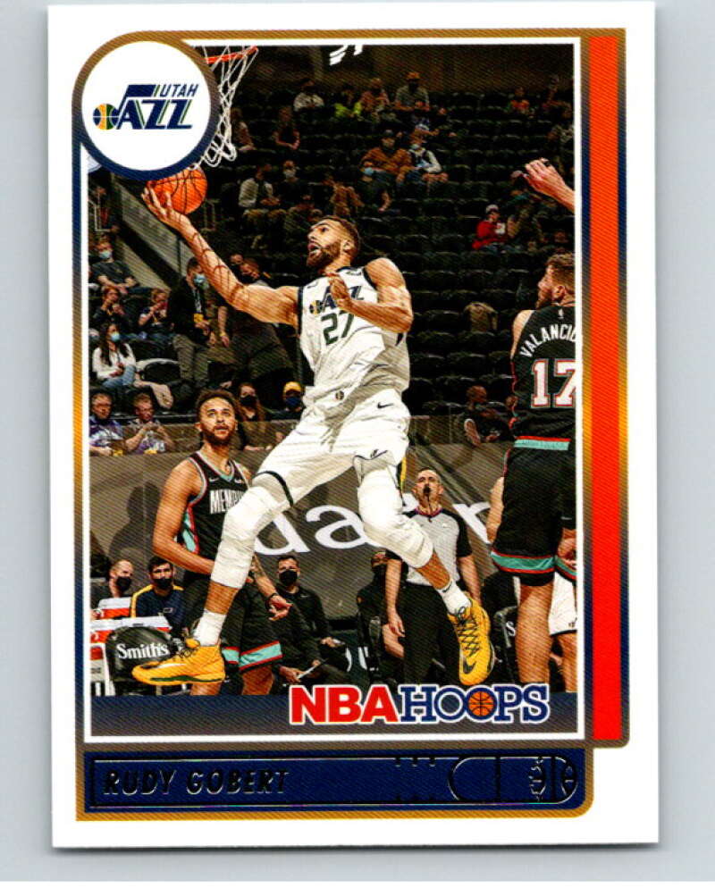 2021-22 Panini Hoops #169 Rudy Gobert Utah Jazz V87929 Image 1