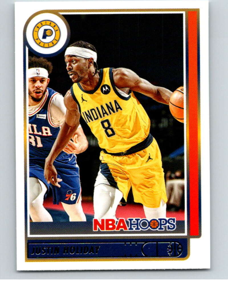2021-22 Panini Hoops #183 Justin Holiday Indiana Pacers V87937 Image 1