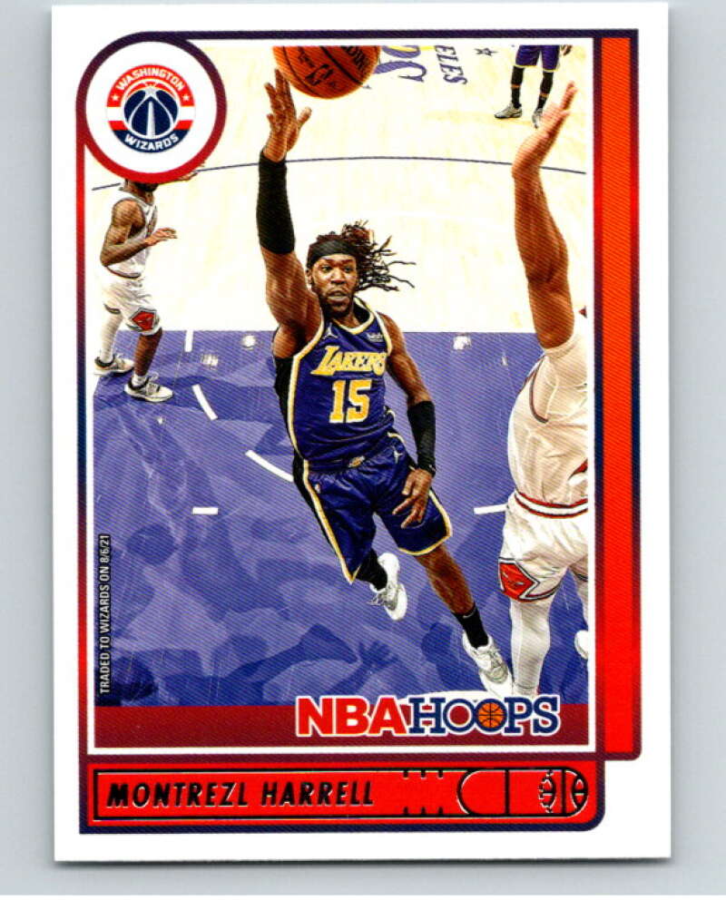 2021-22 Panini Hoops #196 Montrezl Harrell Washington Wizards V87946 Image 1