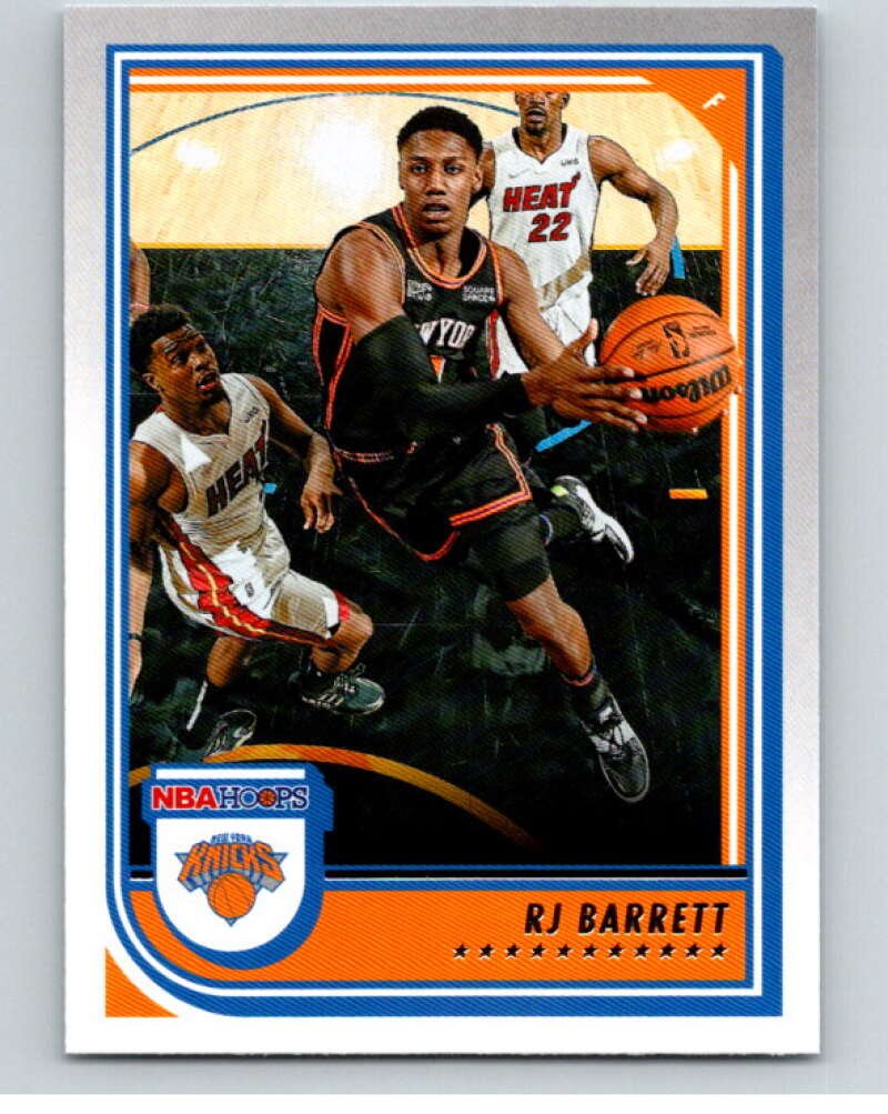 2022-23 Panini NBA Hoops #18 RJ Barrett New York Knicks V87960 Image 1