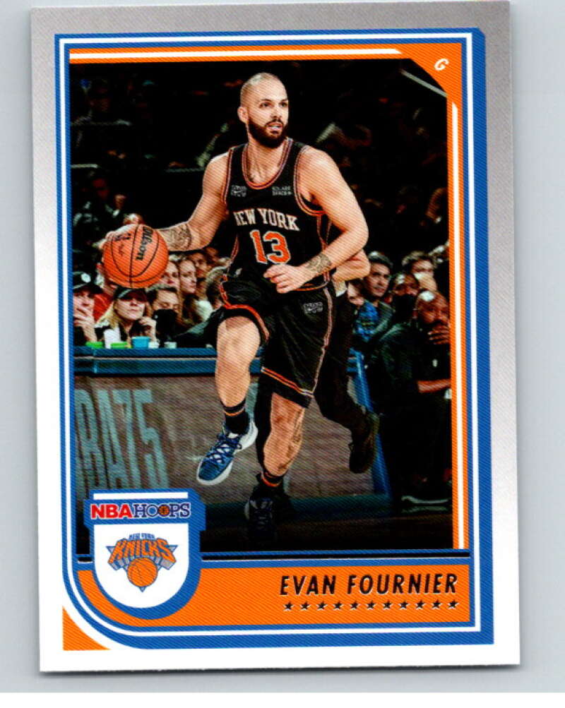 2022-23 Panini NBA Hoops #19 Evan Fournier New York Knicks V87961 Image 1
