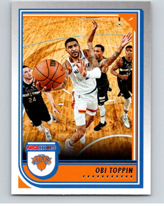 2022-23 Panini NBA Hoops #21 Obi Toppin  New York Knicks  V87963 Image 1