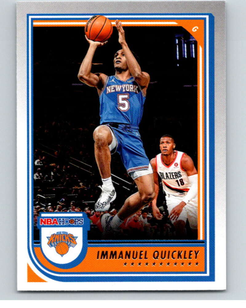2022-23 Panini NBA Hoops #28 Immanuel Quickley New York Knicks V87965 Image 1
