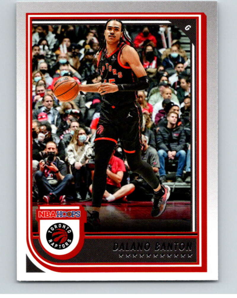 2022-23 Panini NBA Hoops #43 Dalano Banton Toronto Raptors V87975 Image 1