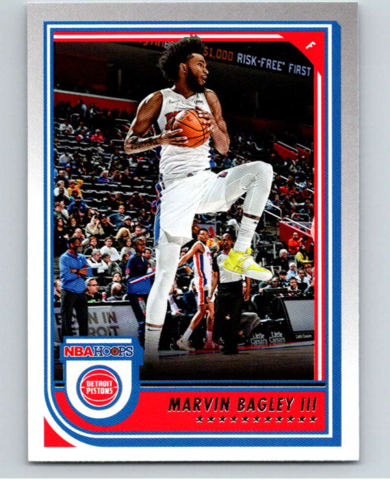 2022-23 Panini NBA Hoops #61 Marvin Bagley III Detroit Pistons V87984 Image 1