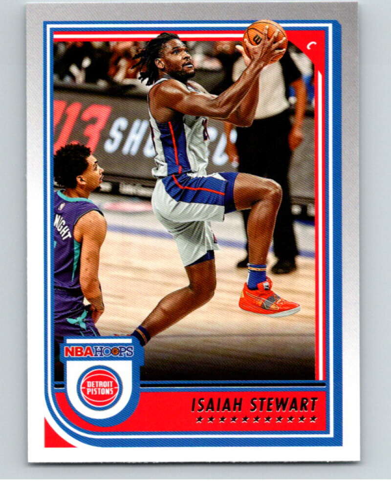 2022-23 Panini NBA Hoops #63 Isaiah Stewart Detroit Pistons V87986 Image 1