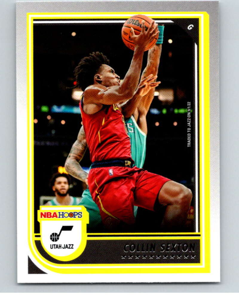 2022-23 Panini NBA Hoops #73 Collin Sexton Utah Jazz V87989 Image 1